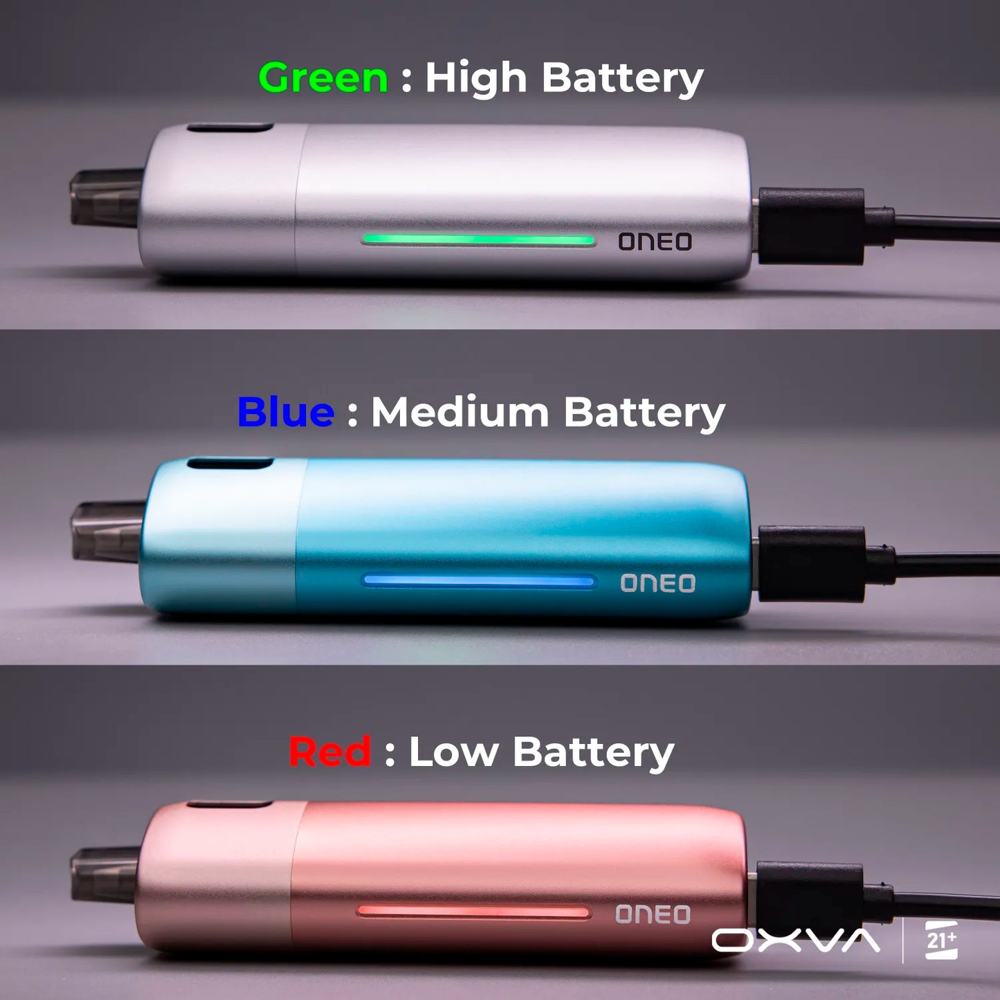 OXVA ONEO奥尼奥主機套裝(功率40W)-VAKA糖果雲煙館