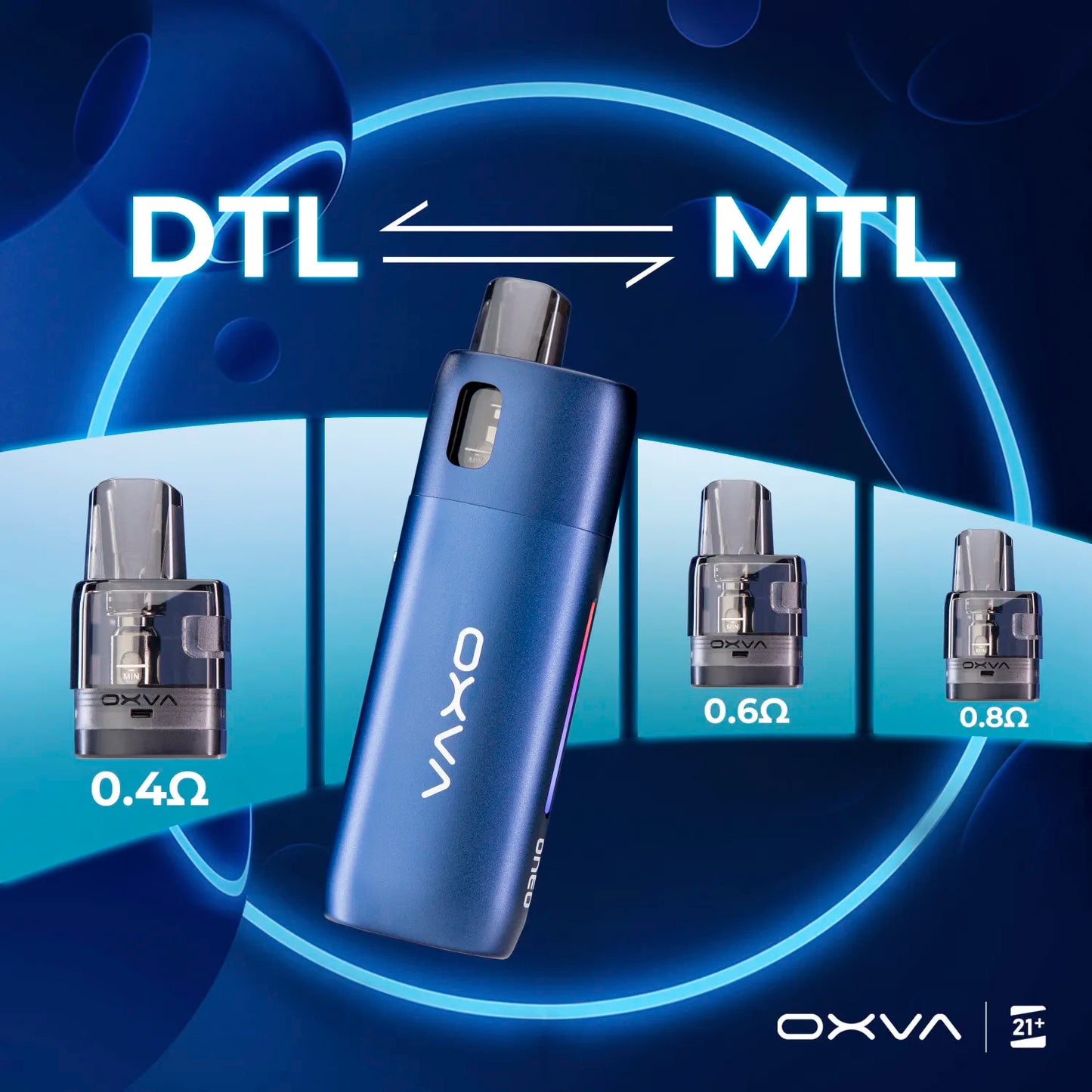 OXVA ONEO奥尼奥主機套裝(功率40W)-VAKA糖果雲煙館