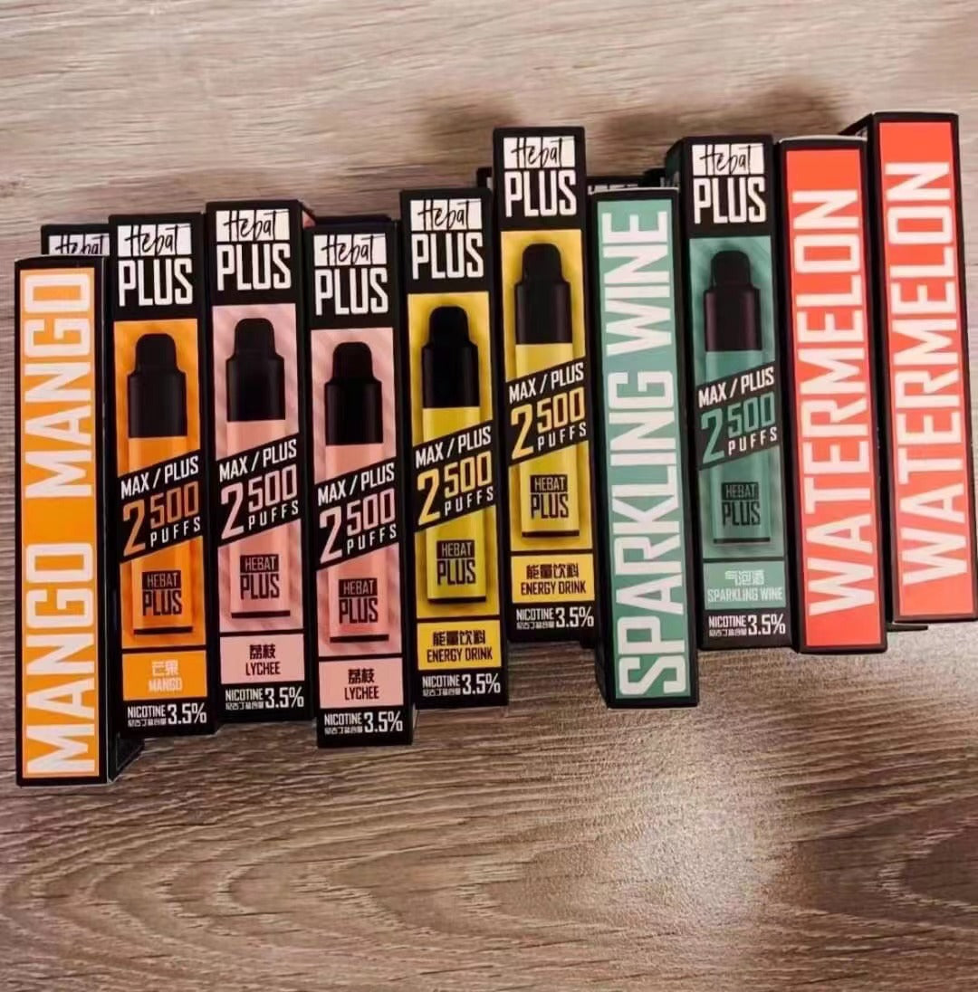 【Hebat喜貝】2500口🔥喜貝抛棄式PLUS 一次性電子煙 拋棄式電子煙-VAKA糖果雲煙館