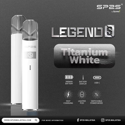【SP2S Legend S 傳奇版主機】  SP2最新款鈦發光主機-兩檔調節-底部發光💥 通配一代lana/Sp2s/ilia等一代煙彈-VAKA糖果雲煙館