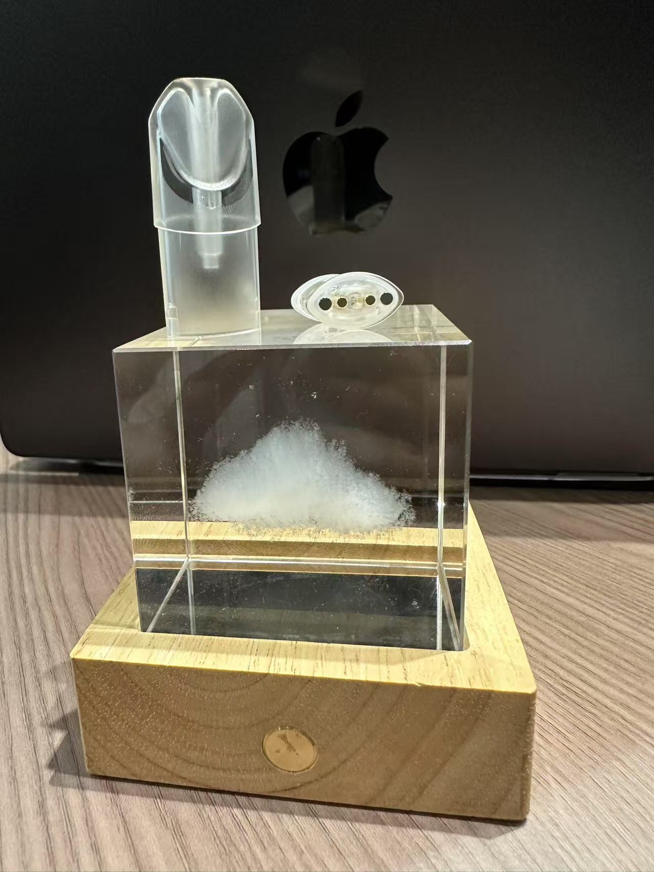 【Sp2空弹】磨砂款白色底座陶瓷芯，U型煙彈殼，不漏油，廢油，（正品保證）一代通用分離式空倉-VAKA糖果雲煙館