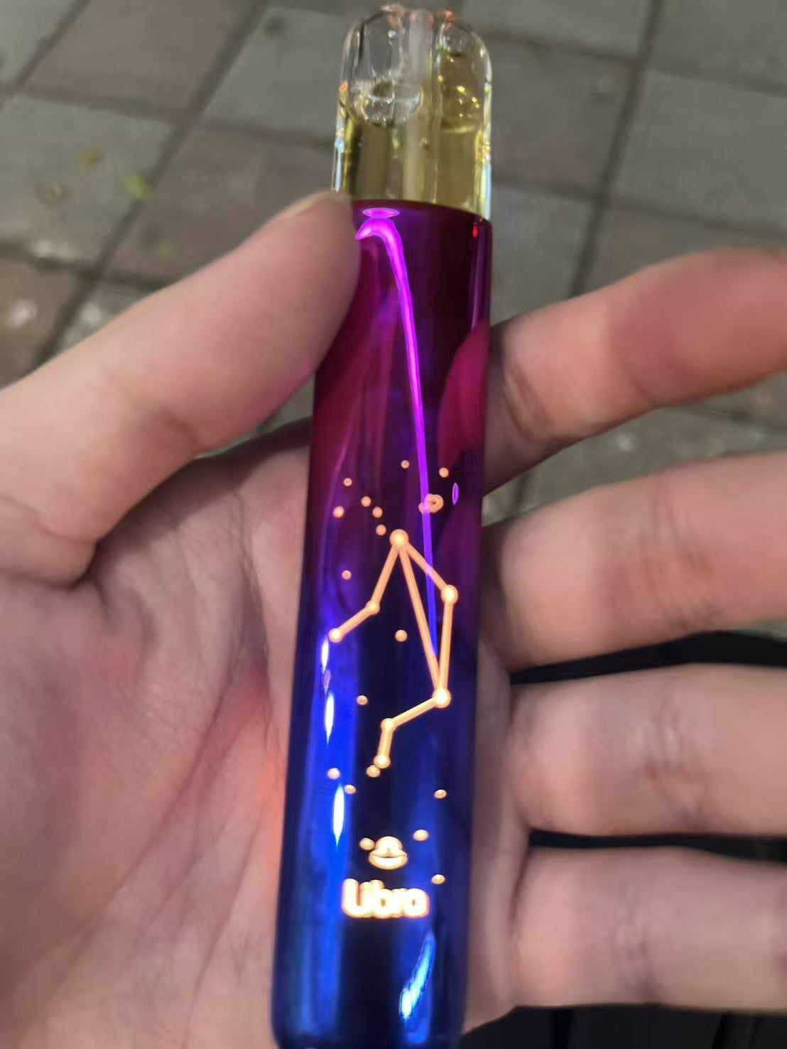 【MSO爅嘶十二星座發光主機】 LED 發光+金屬拉絲 通用一代煙彈-VAKA糖果雲煙館