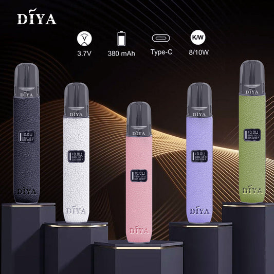 【DIYA叮啞皮革主機 】高功率兩段式調節主機8W/10W 通用一代煙彈-VAKA糖果雲煙館